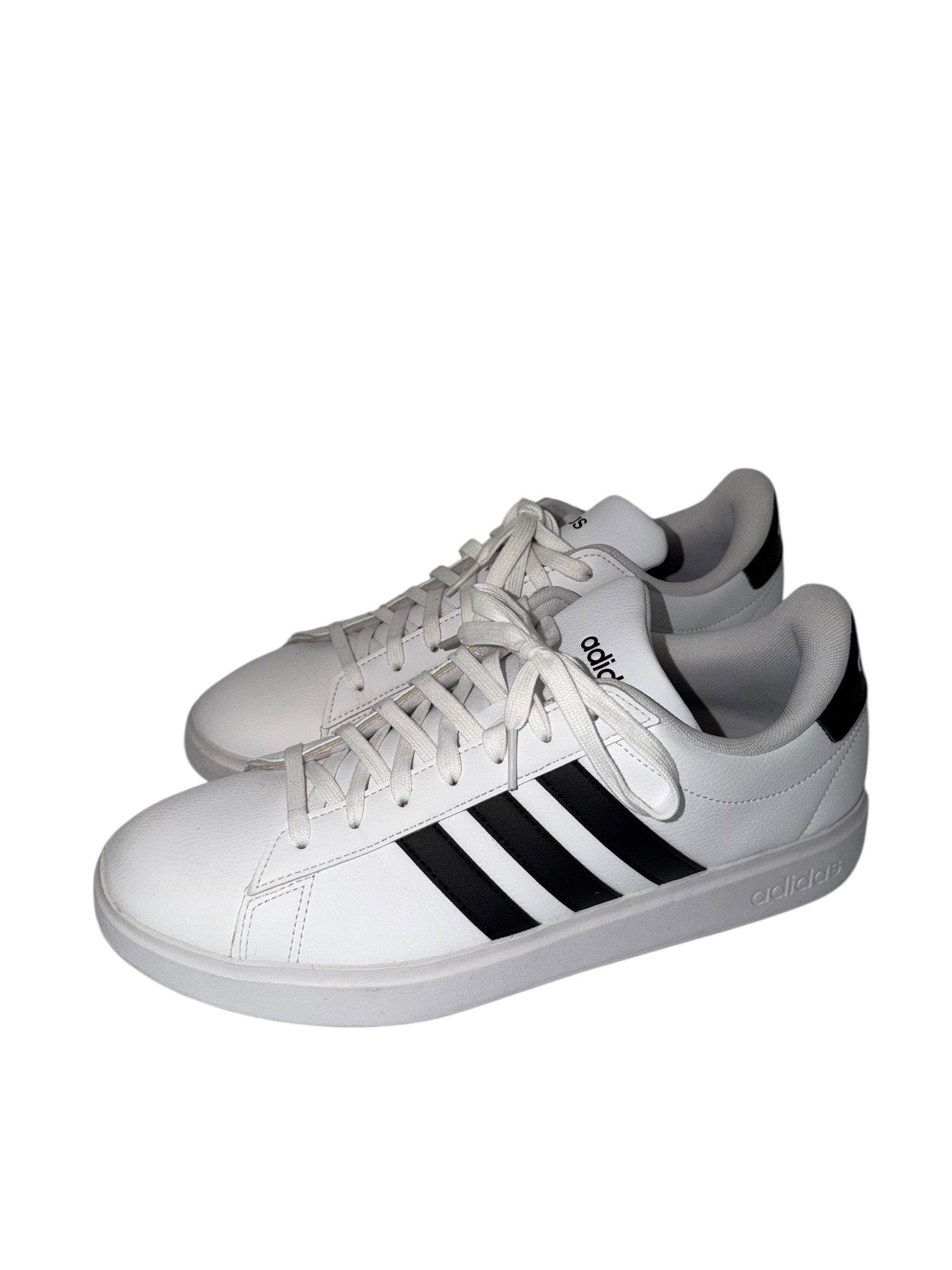 Adidas Grand Court Cloudfoam Comfort Sneakers – White/Black (Men’s 10.5)