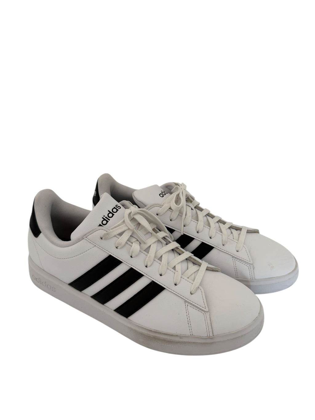 Adidas Grand Court Cloudfoam Comfort Sneakers – White/Black (Men’s 10.5)