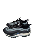 Nike Air Max 97 Sneakers – Black / Grey with Blue Accents (Men’s 9.5)
