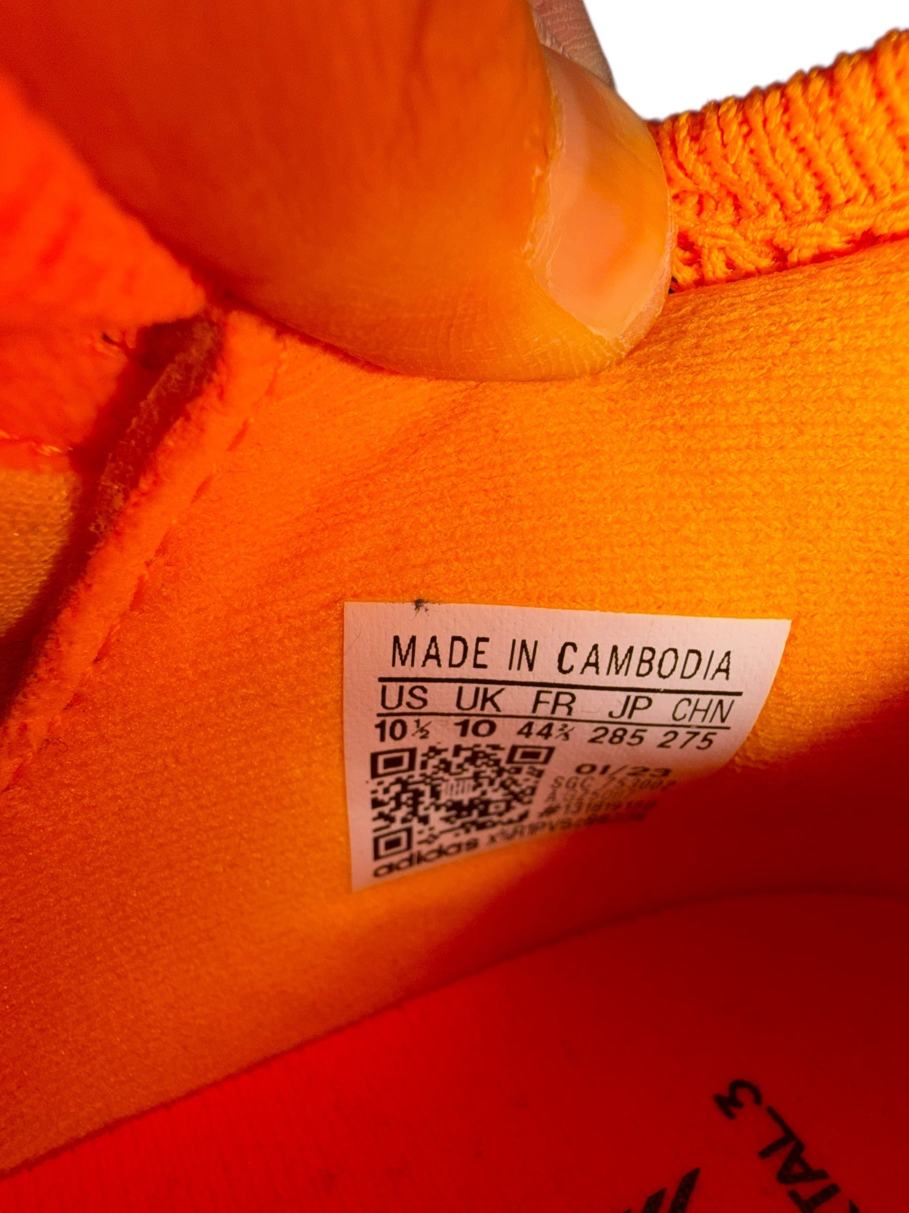 Adidas X Speedportal.3 Laceless FG Soccer Cleats – Solar Orange (Men’s 10.5)