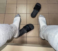 Multiple White Hanes Socks