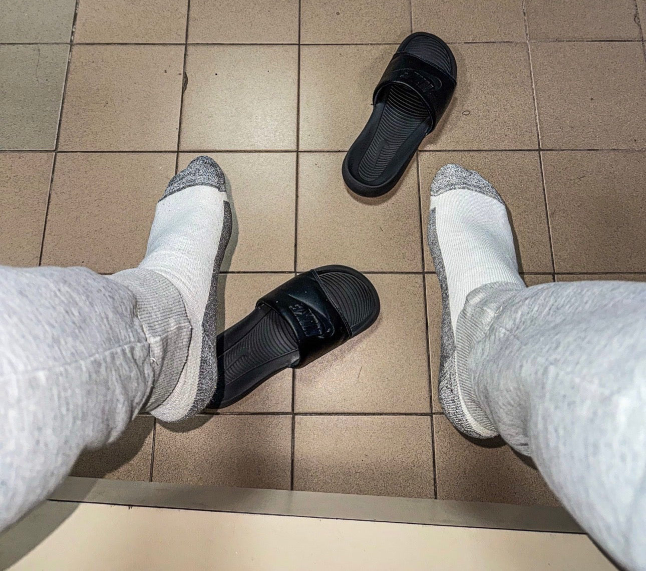 Multiple White Hanes Socks