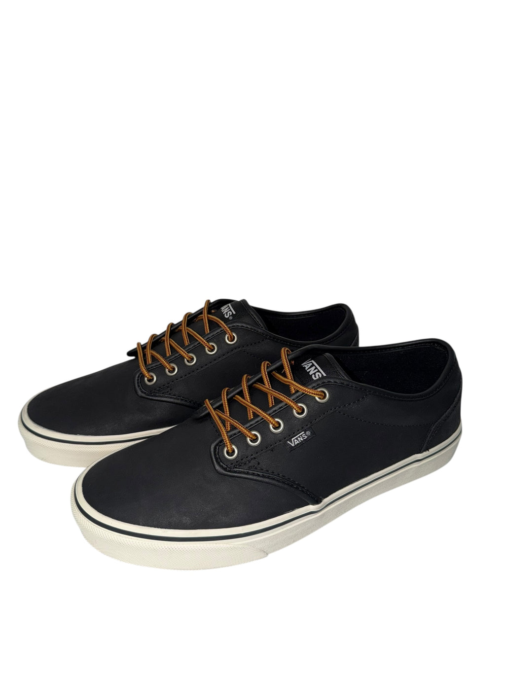 Vans Atwood Low Sneakers – Black with Gum Laces (Men’s 10.5)