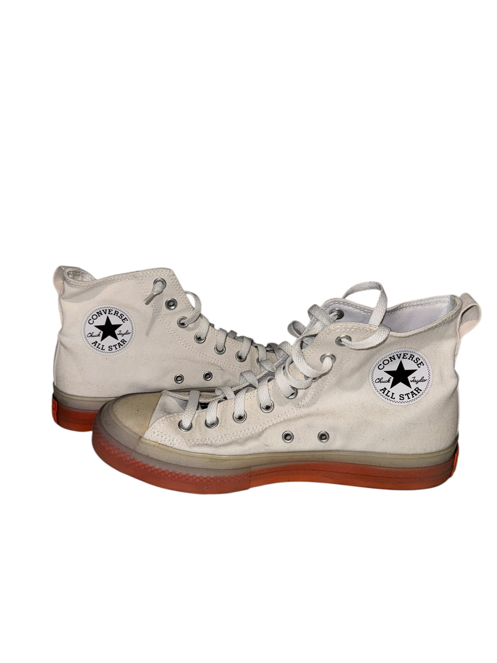 White Converse Chuck Taylor 10.5