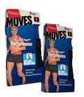 2 Pack-Hanes Moves X-Temp Men’s Performance Trunks 3-Pack | Anti-Chafe Cooling Underwear